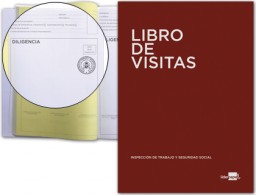Libro de Visitas Liderpapel A4 100h de la inspeccion de trabajo castellano